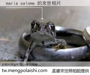 maria salome 來世的未來相片